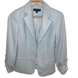 41 HAWTHORN Gray Open Front Blazer Jacket